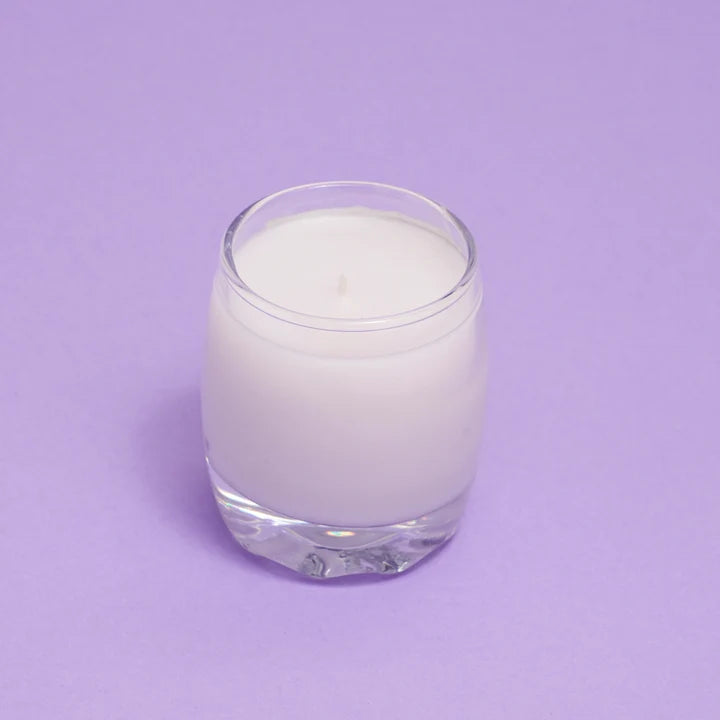 Scented glass candles