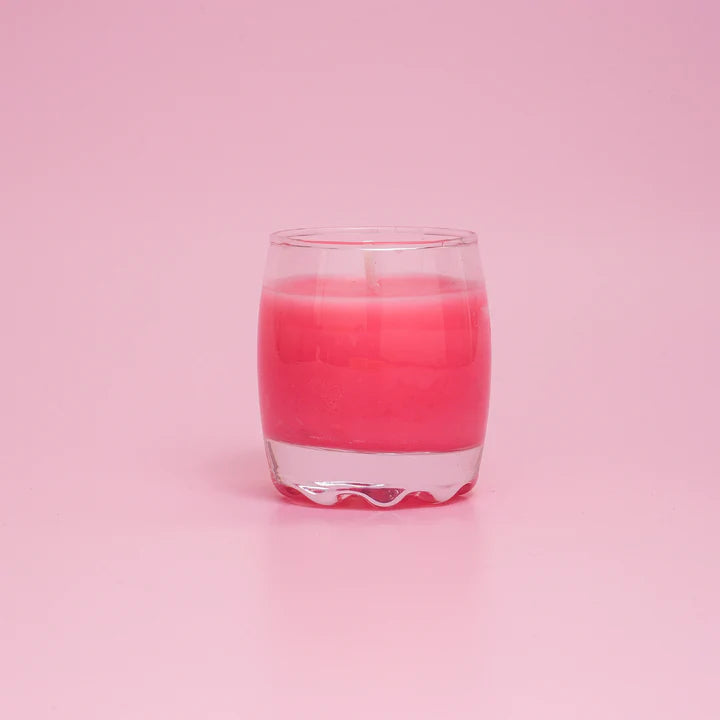 Scented glass candles
