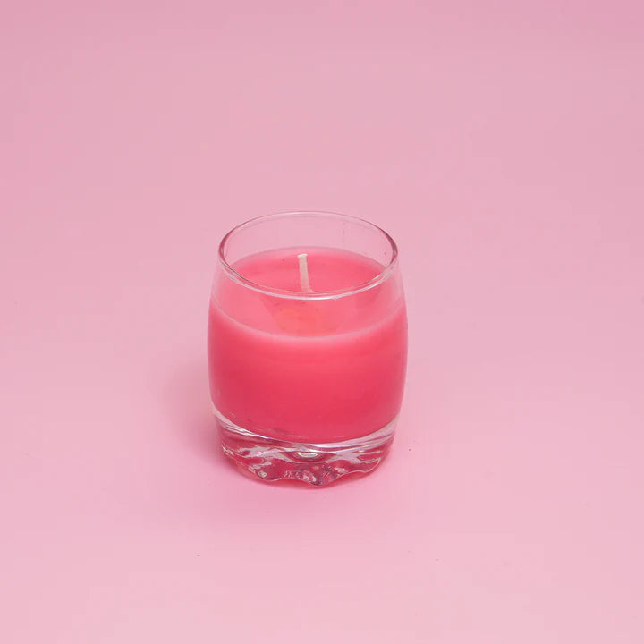 Scented glass candles