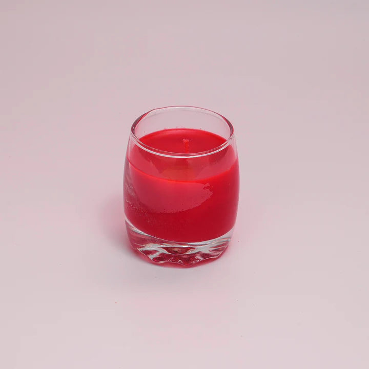 Scented glass candles