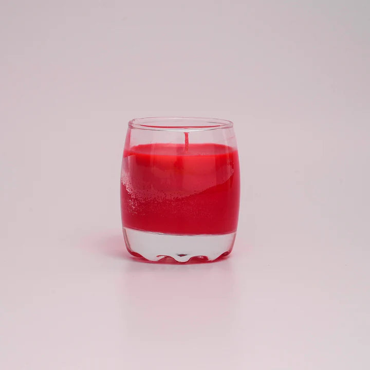 Scented glass candles