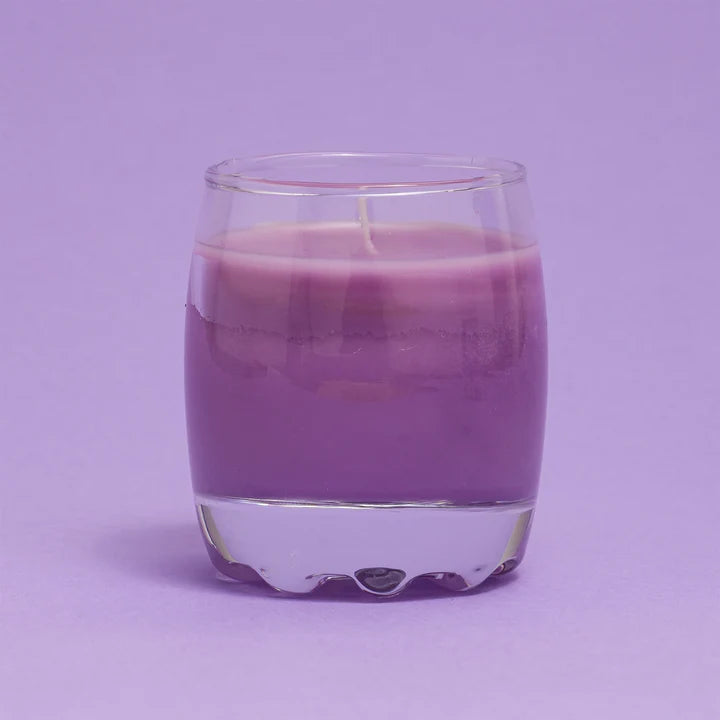 Scented glass candles