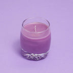 Scented glass candles